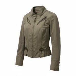 Diesel Olive Green Khaki Jacket - Size M